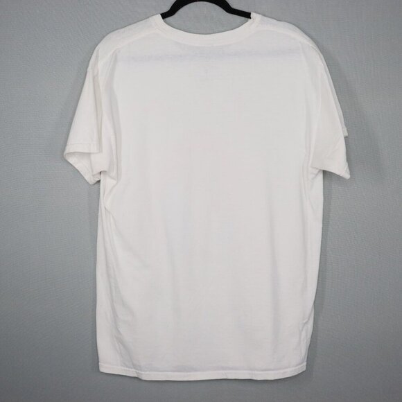 Aaliyah Ripple Junction Unisex Large White Air Brush Large T-Shirt - Picture 4 of 4